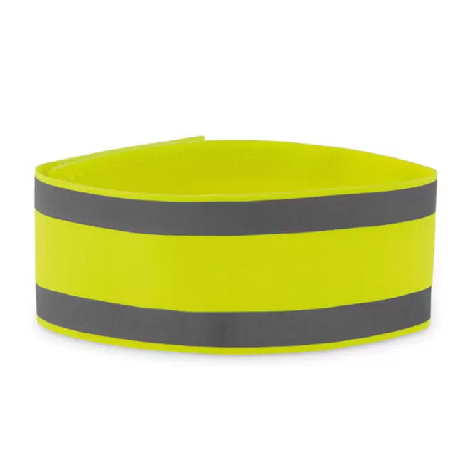 BRASSARD RÉFLÉCHISSANT PERSONNALISÉ 'VISIBLO' - jaune fluo