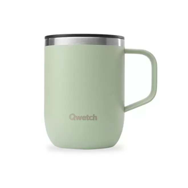 MUG ISOTHERME QWETCH PERSONNALISABLE 'TISANIERE MINI' - vert