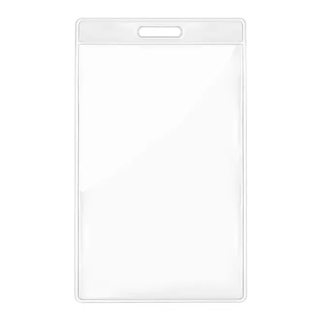 PORTE-BADGE VERTICAL PUBLICITAIRE 'BULA' - transparent