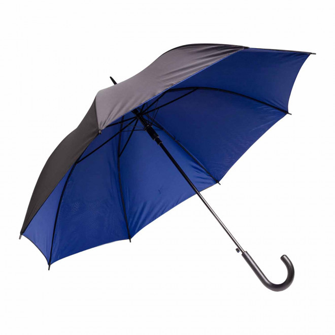 PARAPLUIE PERSONNALISABLE AUTOMATIQUE 'INVERNESS' - noir/bleu