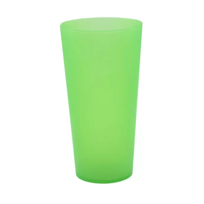 GOBELET PERSONNALISÉ RÉUTILISABLE 60 CL 'CUP' - transparent givré vert