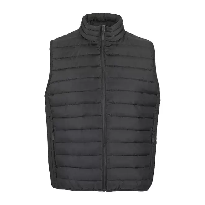 DOUDOUNE SANS MANCHES PERSONNALISABLE HOMME 'STREAM BW' - gris anthracite