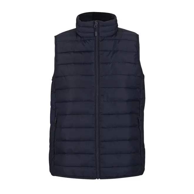 DOUDOUNE SANS MANCHES PERSONNALISABLE FEMME 'STREAM BW' - bleu marine