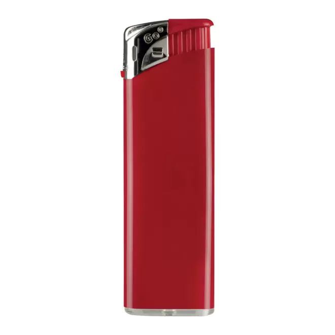 BRIQUET PERSONNALISÉ RECHARGEABLE PIEZO 'SATURNE' - rouge