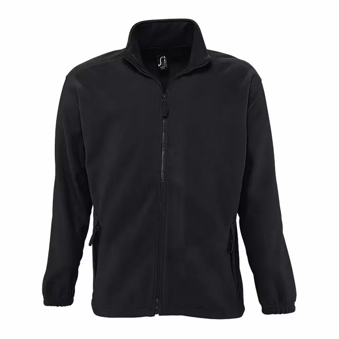 VESTE POLAIRE PUBLICITAIRE ZIPPEE HOMME 'NORTH' EXPRESS 72H - anthracite