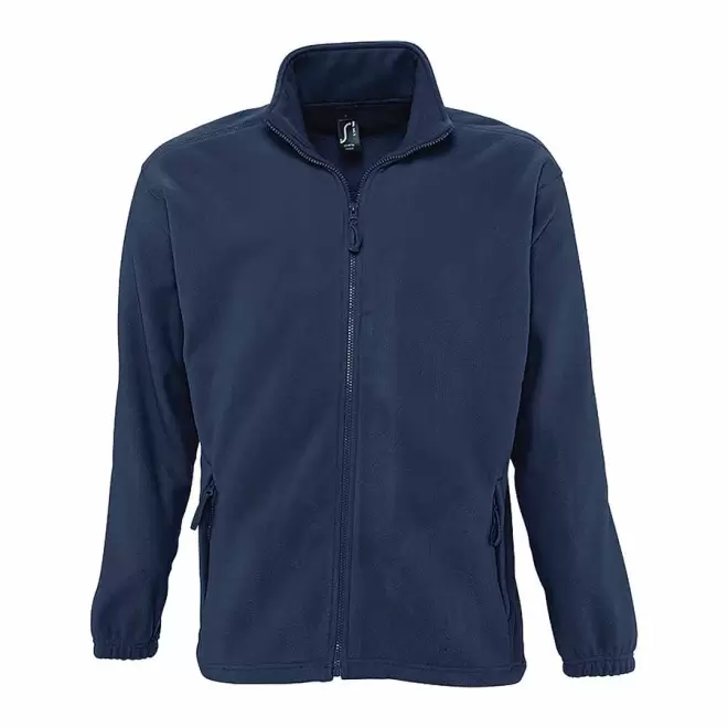 VESTE POLAIRE PUBLICITAIRE ZIPPEE HOMME 'NORTH' EXPRESS 72H - bleu marine