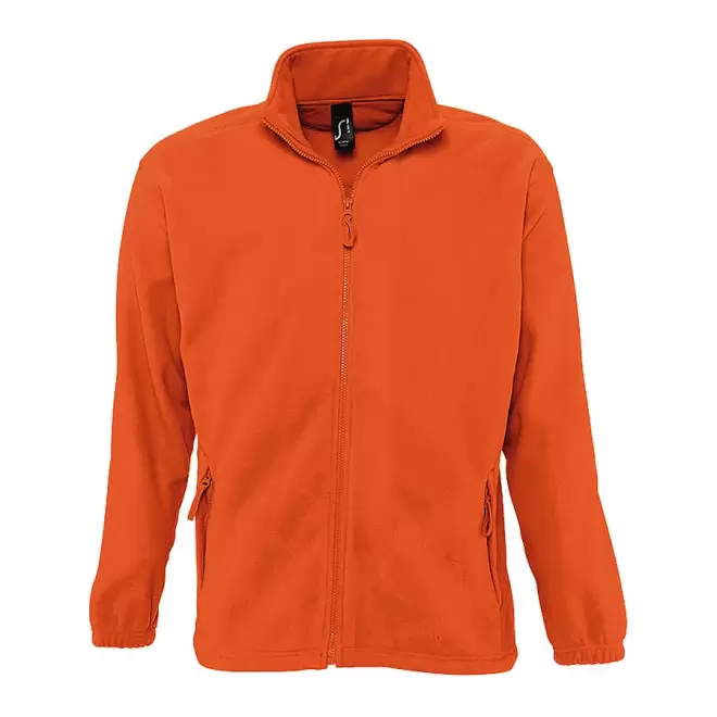 VESTE POLAIRE PUBLICITAIRE ZIPPEE HOMME 'NORTH' EXPRESS 72H - orange