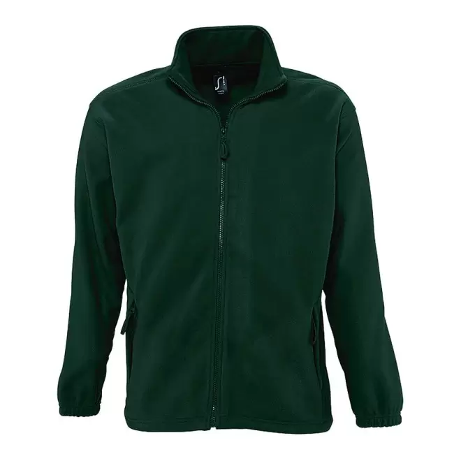VESTE POLAIRE PUBLICITAIRE ZIPPEE HOMME 'NORTH' EXPRESS 72H - vert sapin