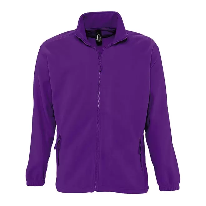 VESTE POLAIRE PUBLICITAIRE ZIPPEE HOMME 'NORTH' EXPRESS 72H - violet