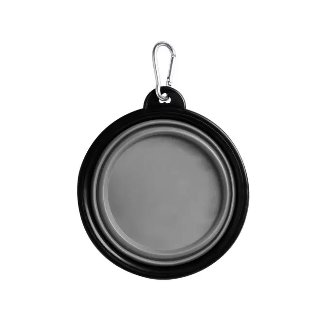  GAMELLE PLIABLE PERSONNALISABLE POUR ANIMAUX 'TARA' - gris