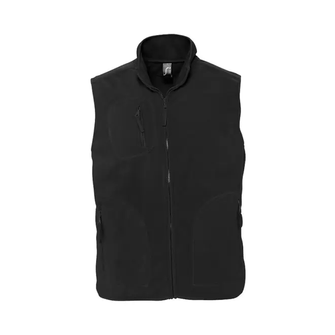 BODYWARMER PUBLICITAIRE POLAIRE MIXTE 'NORWAY' 320 GR/M² 72H - noir