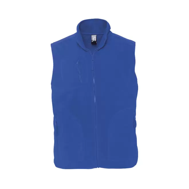 BODYWARMER PUBLICITAIRE POLAIRE MIXTE 'NORWAY' 320 GR/M² 72H - bleu royal