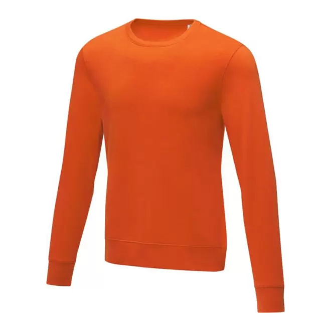 SWEAT PUBLICITAIRE COL ROND HOMME 'ZERIO' 4J - orange