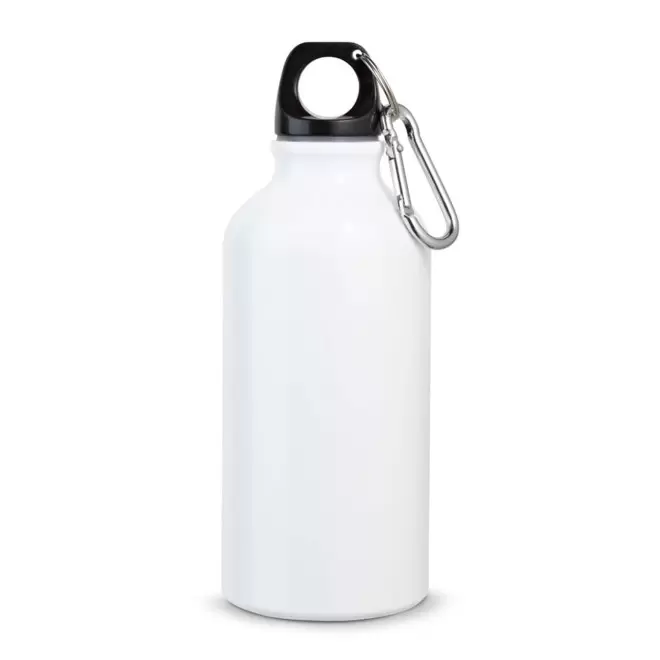 GOURDE PERSONNALISABLE EN MÉTAL 400 ML 'EVEREST' - blanc