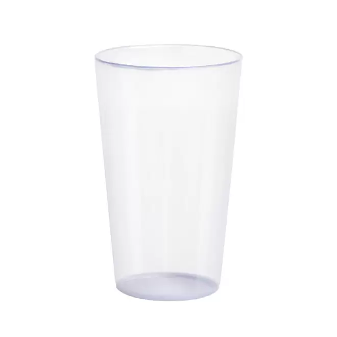 GOBELET PERSONNALISÉ RÉUTILISABLE QUADRI 30 CL 'CUP' - transparent givré