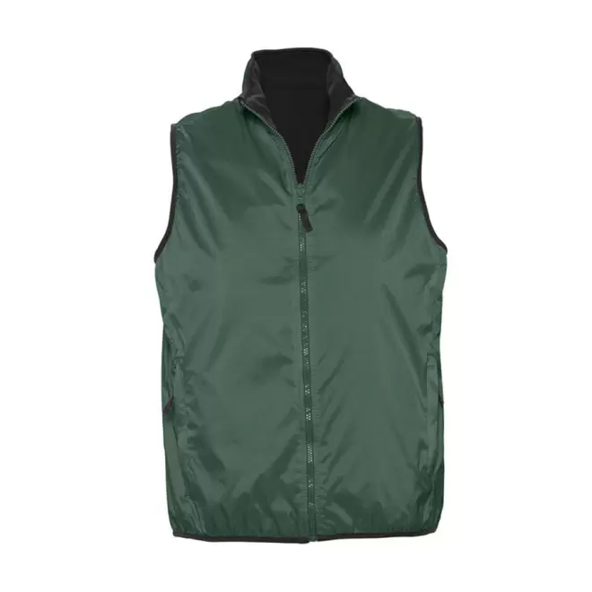 BODYWARMER MIXTE REVERSIBLE 'WINNER' 210 GR/M² - vert forêt