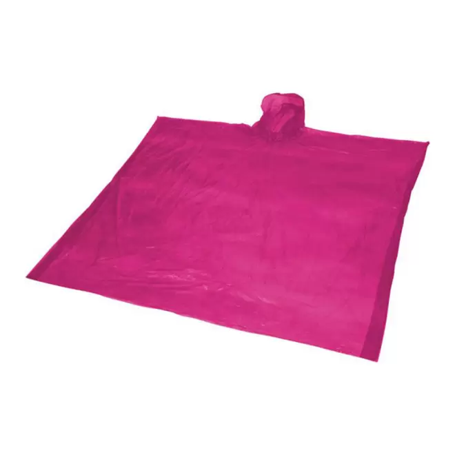 PONCHO PUBLICITAIRE TRANSPARENT 'HIGHLAND' RAPIDE 4 JOURS - rose
