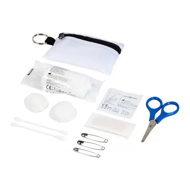 TROUSSE DE PREMIERS SECOURS PUBLICITAIRE 'SAFO' 4J - blanc