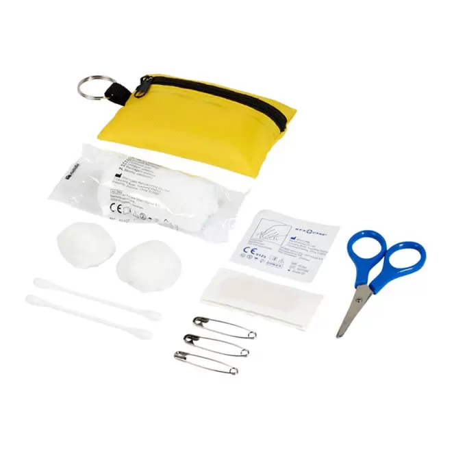 TROUSSE DE PREMIERS SECOURS PUBLICITAIRE 'SAFO' 4J - jaune