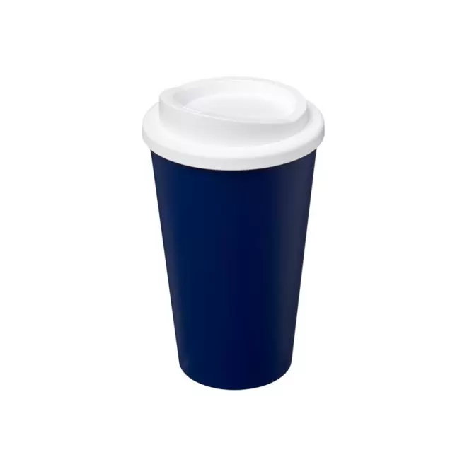 GOBELET PUBLICITAIRE ISOTHERME AMERICANO® 350 ML 'IBON' - bleu/blanc
