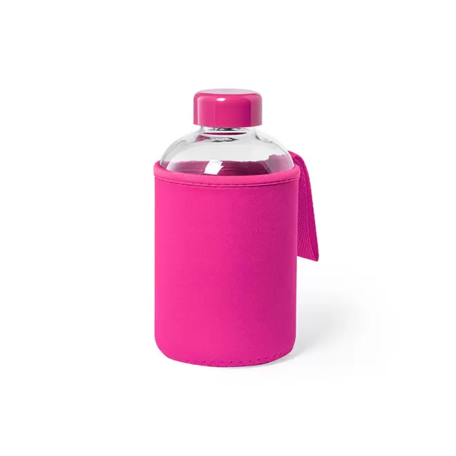 BOUTEILLE PUBLICITAIRE EN VERRE 600 ML 'BERTAH' - fuchsia