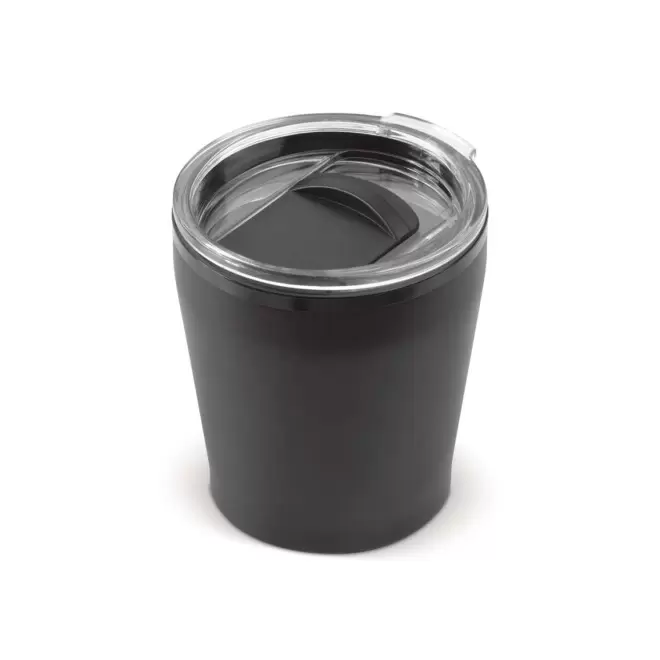 MUG À CAFÉ PERSONNALISÉ À EMPORTER 180 ML 'NIZZIE' - noir
