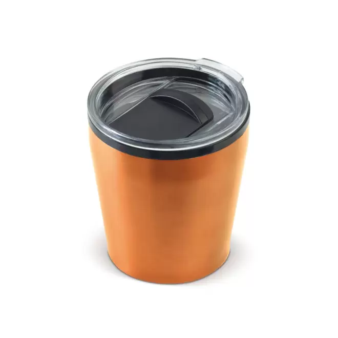 MUG À CAFÉ PERSONNALISÉ À EMPORTER 180 ML 'NIZZIE' - orange