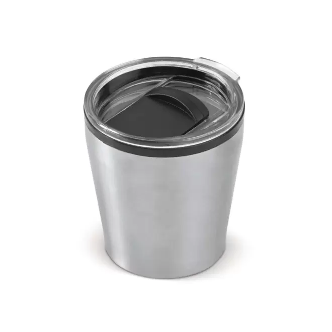 MUG À CAFÉ PERSONNALISÉ À EMPORTER 180 ML 'NIZZIE' - argenté