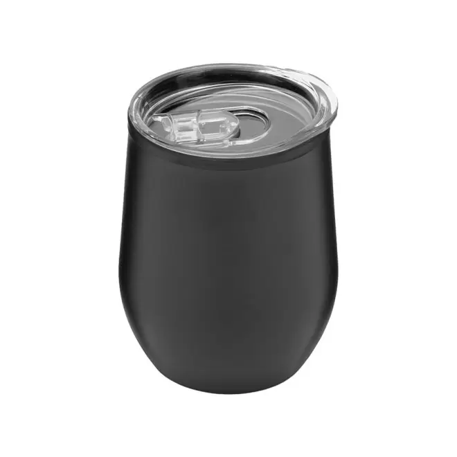 MUG À CAFÉ PERSONNALISABLE À EMPORTER 300 ML 'GOUGA' - noir