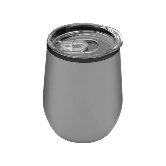 MUG À CAFÉ PERSONNALISABLE À EMPORTER 300 ML 'GOUGA' - gris