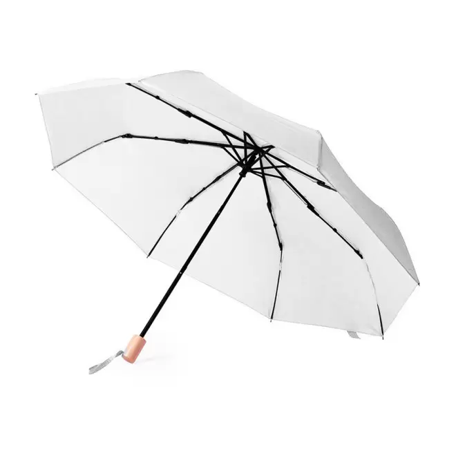 PARAPLUIE PLIABLE PUBLICITAIRE 'LINWOOD RPET' - blanc