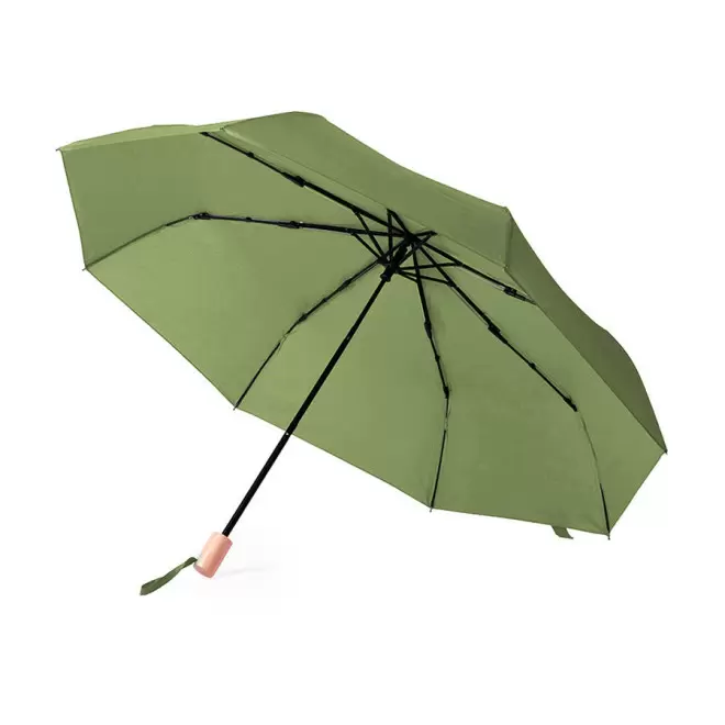 PARAPLUIE PLIABLE PUBLICITAIRE 'LINWOOD RPET' - vert
