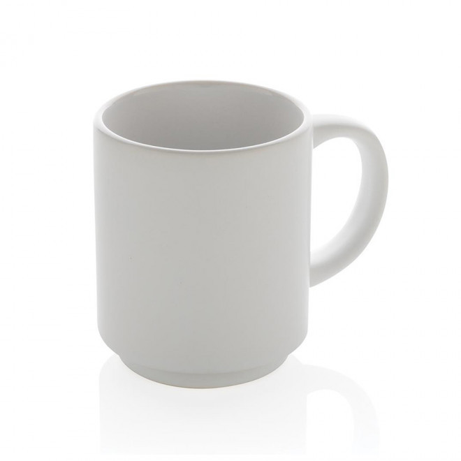 MUG PERSONNALISÉ EN CÉRAMIQUE 180 ML 'MOIO' - blanc