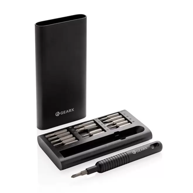 SET TOURNEVIS PUBLICITAIRE 31PCS 'TOURIX' - - noir