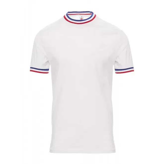 TEE-SHIRT PERSONNALISABLE FRANCE 'FRANCHI' - blanc/france