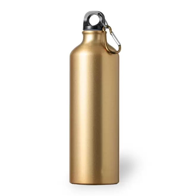 GOURDE EN MÉTAL MATE PUBLICITAIRE 800ML 'MAKALU' - doré