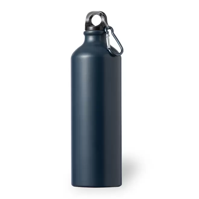 GOURDE EN MÉTAL MATE PUBLICITAIRE 800ML 'MAKALU' - bleu marine