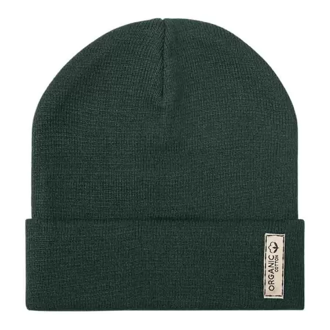 BONNET À REVERS PERONNALISABLE 'BOLIMO BIO' - vert foncé