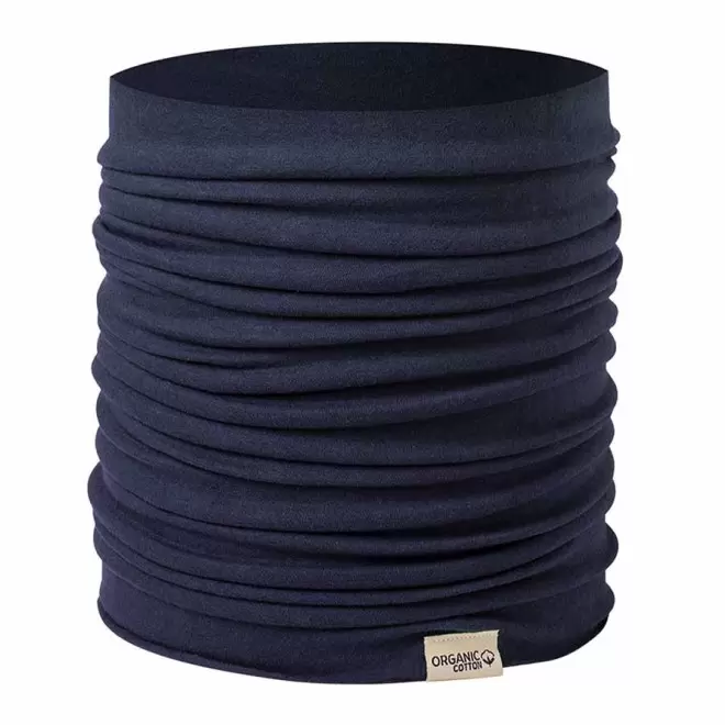 CACHE-COU PERSONNALISÉ 'MADY BIO' - bleu marine