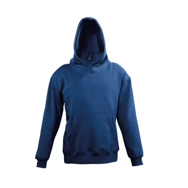 SWEAT-SHIRT CAPUCHE PUBLICITAIRE ENFANT 'SLAM' - marine