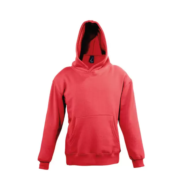 SWEAT-SHIRT CAPUCHE PUBLICITAIRE ENFANT 'SLAM' - rouge