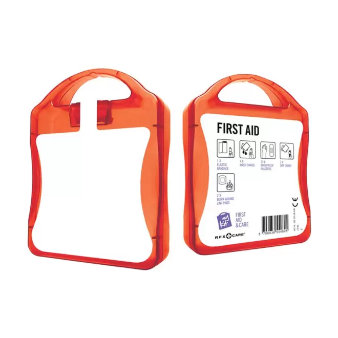 KIT DE SECOURS PUBLICITAIRE 'MY KIT PREMIERS SECOURS' - rouge