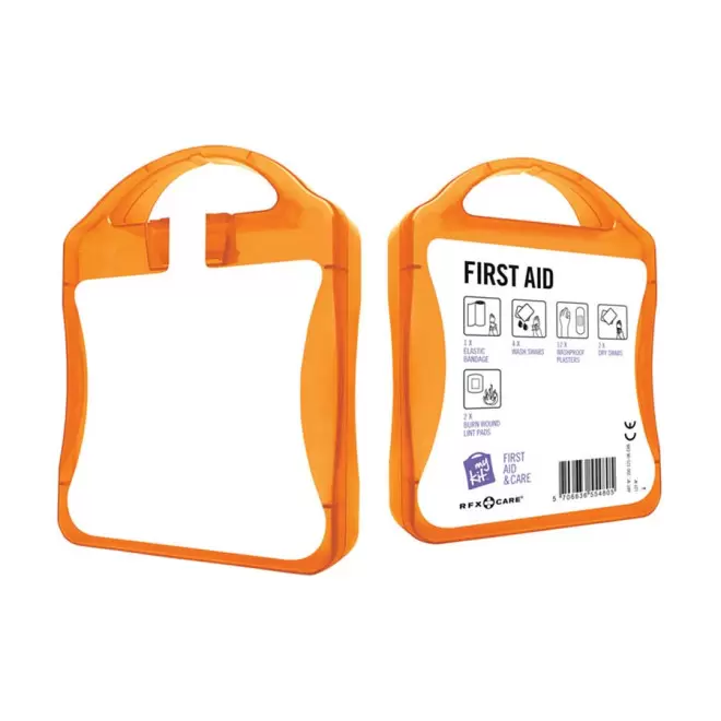 KIT DE SECOURS PUBLICITAIRE 'MY KIT PREMIERS SECOURS' - orange