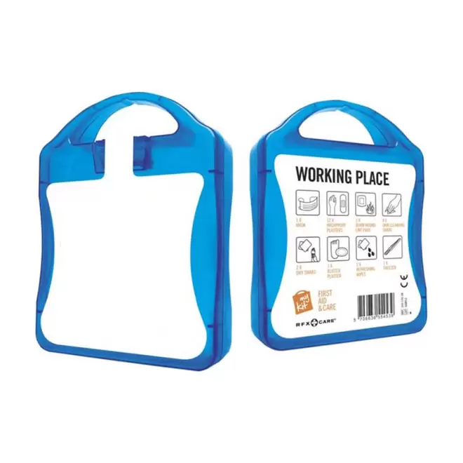 KIT DE SECOURS PUBLICITAIRE 'MY KIT TRAVAIL' - bleu