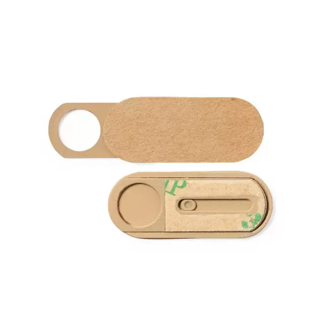 BLOQUEUR PUBLICITAIRE WEBCAM 'COBERCARD' - naturel