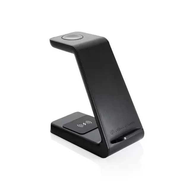 CHARGEUR A INDUCTION PUBLICITAIRE URBAN V® RCS 'FAIRFI' - noir