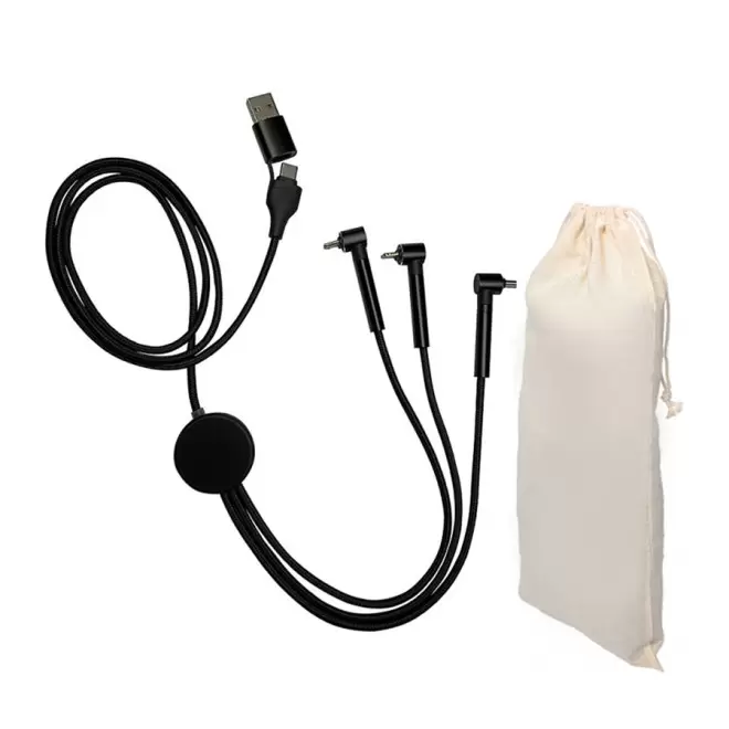 CABLE PUBLICITAIRE BLAUPUNKT® 'FIXTI' - noir