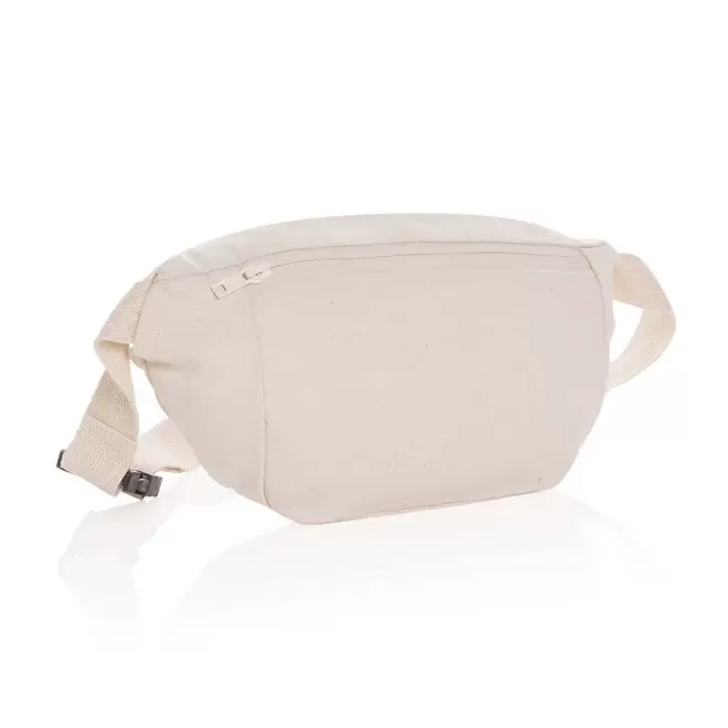SAC BANANE PERSONNALISABLE EN TOILE 'PLATNO' - blanc cassé