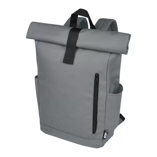 SAC A DOS ENROULABLE PUBLICITAIRE 'SAVARO' - gris clair
