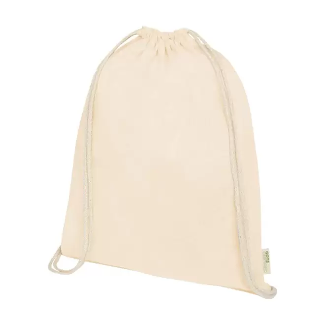 SAC À DOS PUBLICITAIRE EN COTON BIO 140 GR/M² 'PAPEY' - naturel